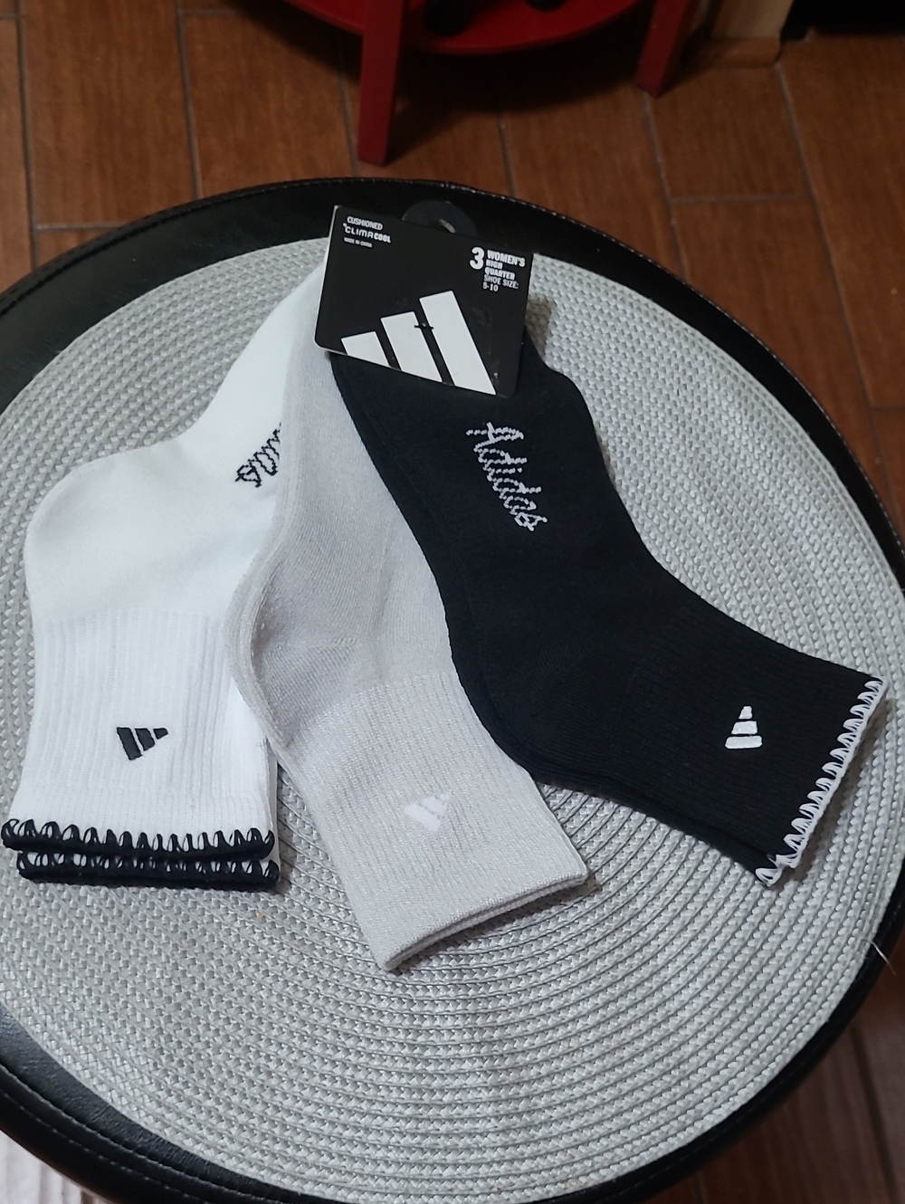 Adidas Women High Quarter Cushioned Socks